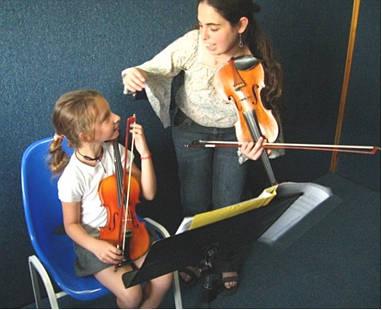 Violin lesson